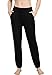 Vislivin Women's Stretch Knit Pajama Pants Modal Sleep Pant Black S