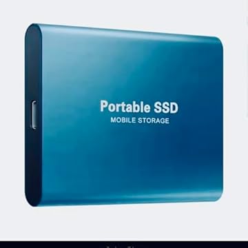 Generico SSD Portatile ad Alta Velocità per Laptop/PC/Ipad, Archiviazione Mobile 1TB, 2TB, 4TB, 8TB (sky, 1, TB)