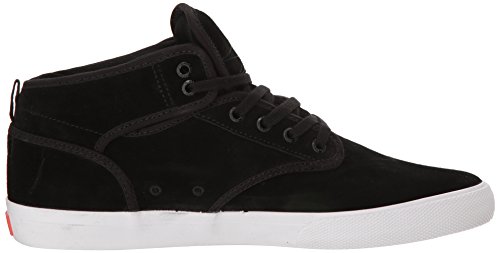 Image of Globe Men's Motley Mid Shoe, Black Suede /White, 7 M US