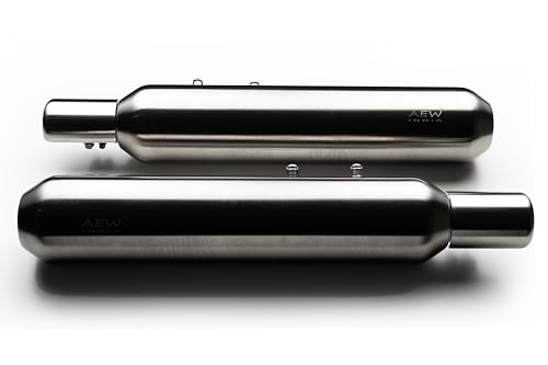 Image of TE 202 EXHAUST FOR SUPER METEOR STAINLESS STEEL MATT