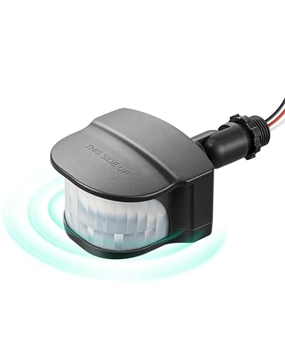 EDISHINE 240 Degree Motion Sensor, Replacement Motion Detector for Outdoor...