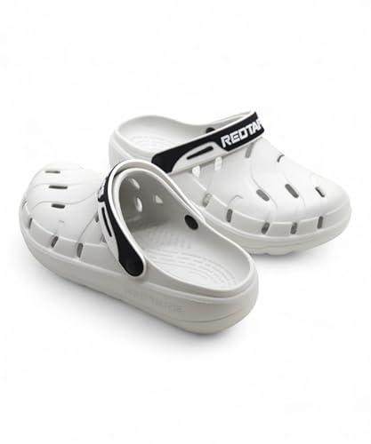 Image of Red Tape Mens Lightweight EVA Clogs Slip-On Comfortable Casual Footwear with Adjustable Back Strap and Anti-Slip Outsole