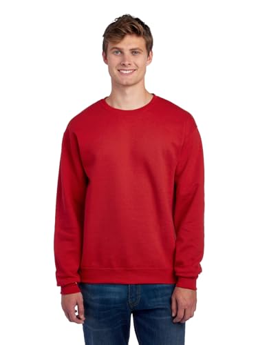 Jerzees - Jerzees NuBlend® Crew Neck Sweatshirt, True Red, M - -17%