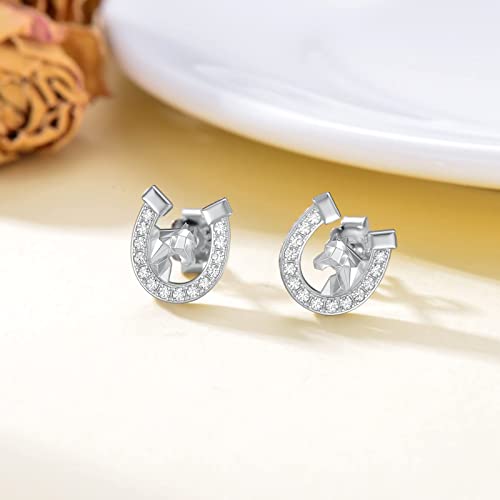 Pendientes de animales de plata de ley 925 con circonias para mujer 3