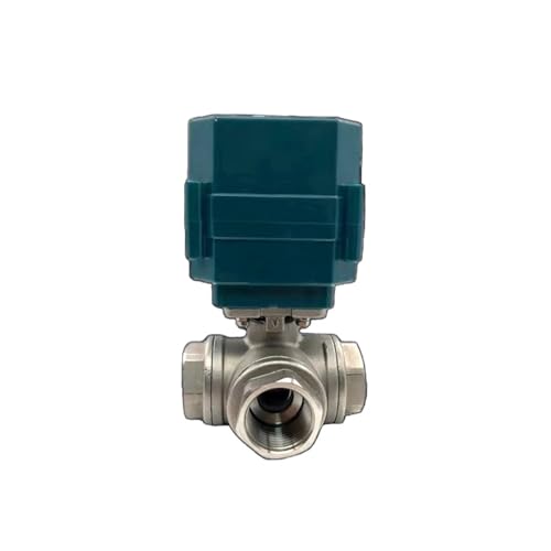 Vanne motorisée 3 voies 1 pouce L TYPE DC24V CR03 alésage complet pour régulation de débit