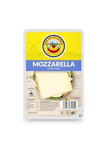 Oro de Holanda Lonchas Mozzarella, 200g