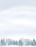 Great Papers! Winter Wonderland Letterhead, 80 count, 11' x 8.5' (2015101)