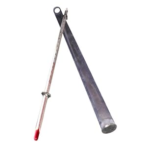 Ajax Scientific TH012-0110 Rode Alcohol Thermometer Totale Onderdompeling, -20 tot 110 graden C Temperatuurbereik