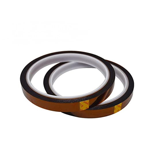 ACIT Polyimid Klebeband, hitzebeständiges klebeband, 3-Rollen-Kit, Hohen Temperaturen, Schweißen und Isolieren von Stromkreisen (3mm x 33m)