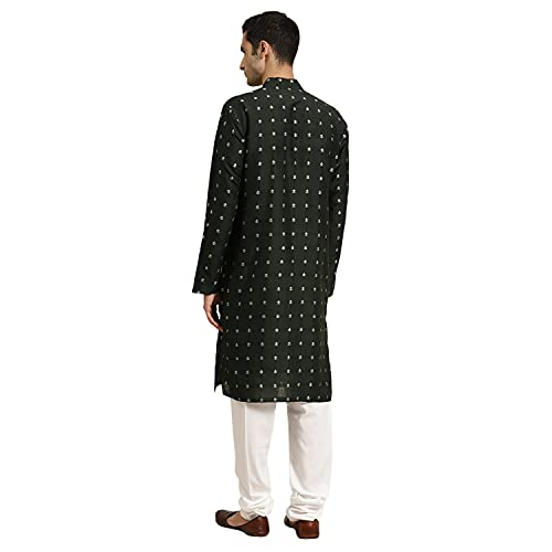 Sojanya (Since 1958 Men'S Cotton Self Design Only Long Kurta2
