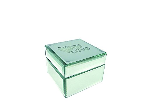 Aulica 453201 Love Boîte à Bijoux Verre Argent 10 x 1 x 8 cm Cover