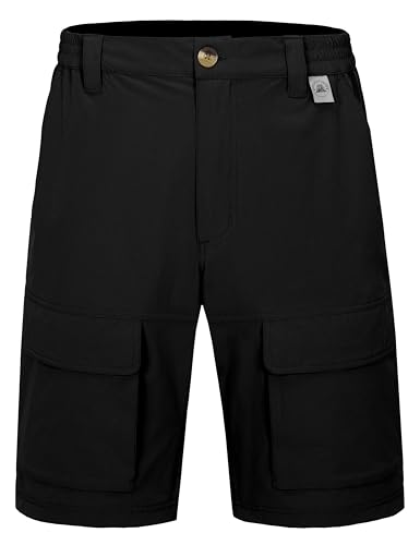 Mapamyumco Men's Cargo Hiking Shorts Water Resistant Quick Dry Lightweight Shorts for Men Travel Golf Camping Casual3