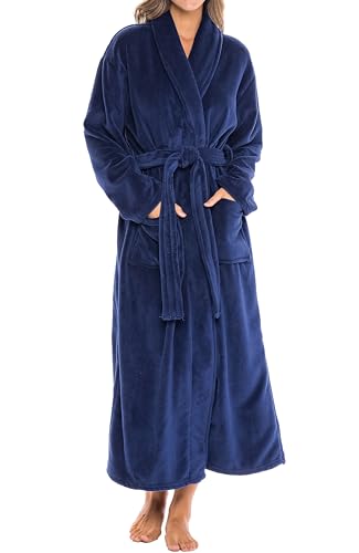 Alexander Del Rossa Womens Robes Long Plush, Robes for Women