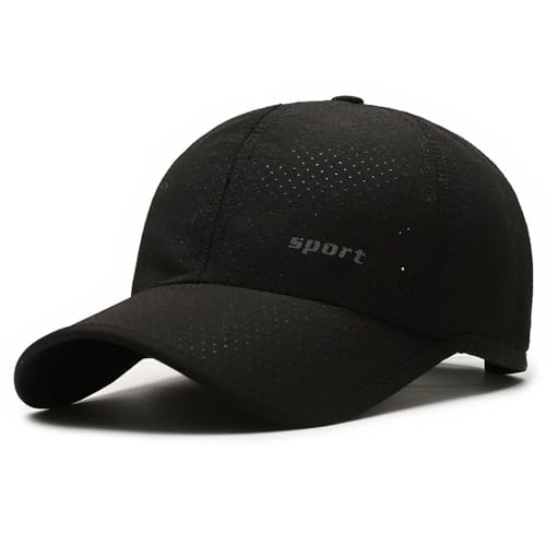 Image of Quick Dry Fit Baseball Cap - Water Repellent Sun Hat for Fishing, Running, Hiking, Golf, Surfing, Sailing, Boating