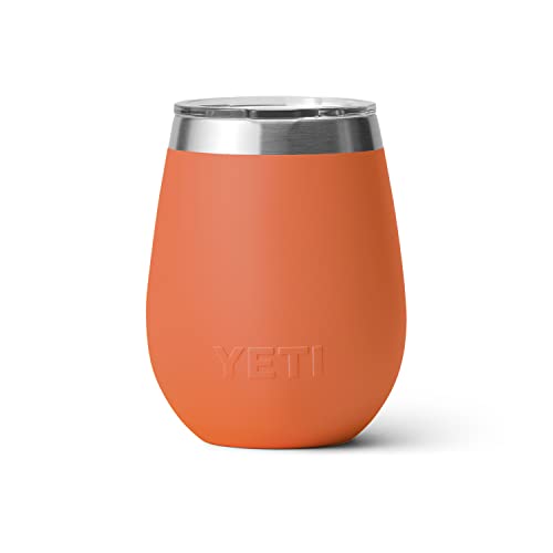 Yeti Rambler 10 Oz Wine Tumbler, Vacuum Insulated, Stainless Steel With Magslider Lid, High Desert Clay #TOP4