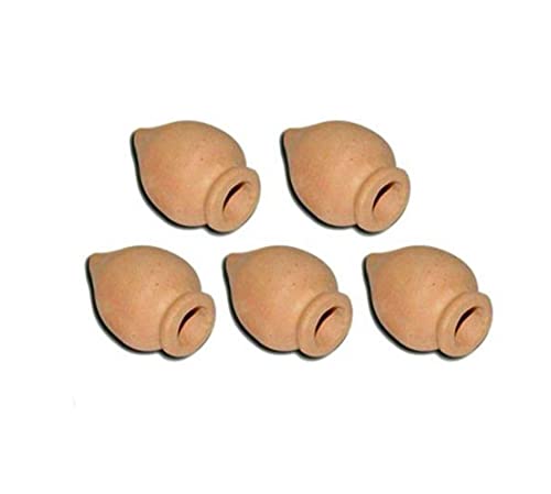MATERIALI: Terracotta Generico - Set 5 anfore cm 3,3 h.