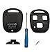 Key Fob Case Replacement for Lexus GS300 GS400 GS430 GX470 IS300 LS400 LS430 LX470 RX300 RX330 RX350 RX400h RX450h SC430 - BINOWEN Key Shell with Screwdriver(HYQ12BBT, HYQ1512V, 1511A-12BBT)