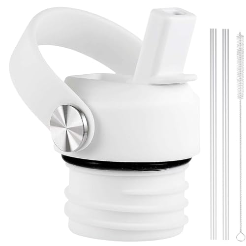 Straw Lid for Hydro Flask Standard Mouth 18-24oz 3PK White-GRSECPO