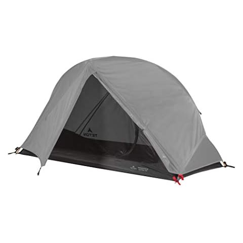 TETON Sports Mountain Ultra Tent; 1 Person Backpacking Dome Tent for Camping; Grey Cover