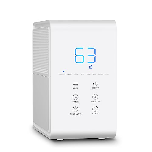 20-30 Pint 1500 sq. Ft Dehumidifier for Home with Drain Hose,Auto Shut Compressor Humidity Control for Large Room Bedroom, Bathroom, RV… 20-30 Pint 1500 sq. Ft Dehumidifier for Home with Drain Hose,Auto Shut Compressor Humidity Control for Large Room Bedroom, Bathroom, RV…