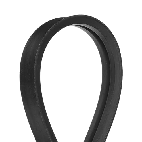 Image of uxcell 2 /A54 or 2 /4L560 Banded V-Belt Classic Wrapped Rubber, 2 Banded /2 Ribs, A Profile, 54 inch(1375mm) Inside Circumference