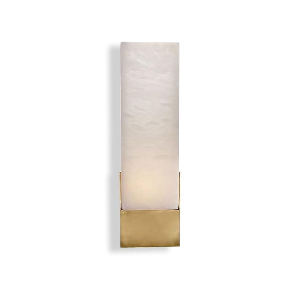 TONFON 15.7 In Rectangular Alabaster Restaurant Wall Mounted Light