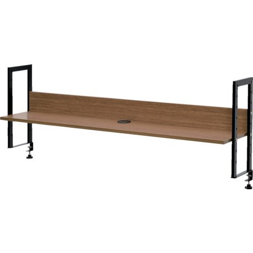 アールエフヤマカワ ワーキングデスク上置棚W1400 ウォルナット GZUSR1400DM