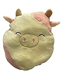  Squishmallow Official Kellytoy Plush Collectible Farm Squad Squishy Soft Animals (Caedyn Cow & Caedia Cow, 12 Inch Flip-a-Mallow)