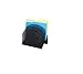 Safco Onyx Mesh Desk Organizer with Tiered Sections ORGANIZER,VRT,5 SEC,BK (Pack of2)