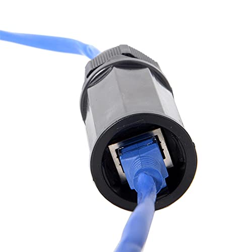 Adaptador Conector RJ45 Hembra a Hembra Impermeable CAT6 miniatura 4