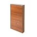 iperbriko Scarpiera Slim Noce Antico in Legno nobilitato 3 ribalte cm 108x65x15