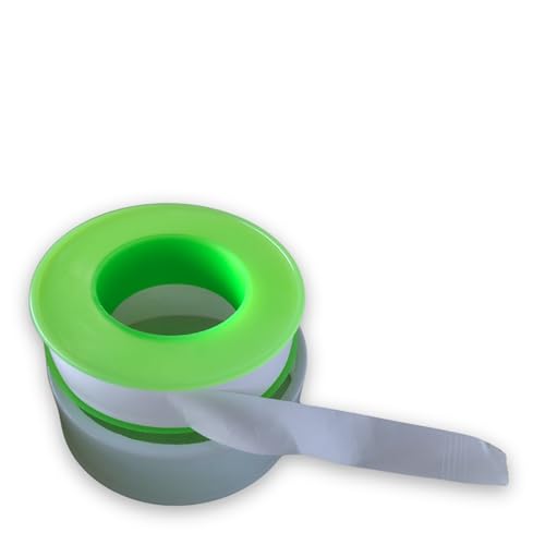Image of 10-Pack Premium 5.9 Mil PTFE Thread Seal Tape, 0.6 Inch x 590 Inch, Heavy Duty Plumbing Teflon Tape, Leak-Proof Pipe Sealant, Thicker Than Standard 3.5 Mil, for Plumbers & DIY Projects