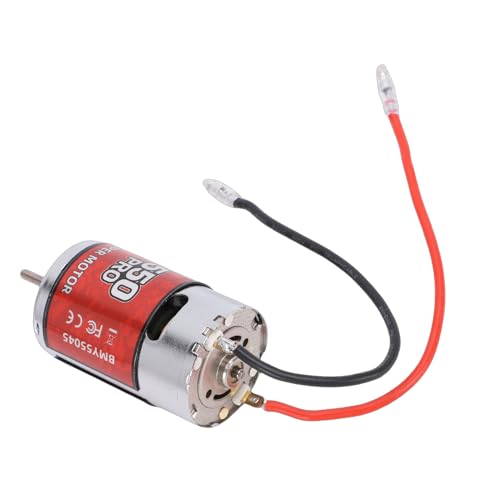 Motor de acero inoxidable 550 45T para maquetas RC con mecánica de larga duración