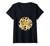 Be Kind sign, Leopard and gold print for women