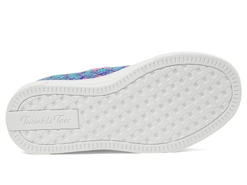 Baskets Twinkle Sparks Skechers rose multi pour petite fille