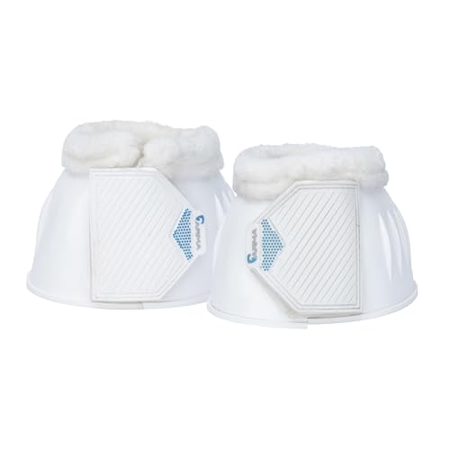 ARMA Shires Comfort Gloss Over Reach Boots (White, X-Full)
