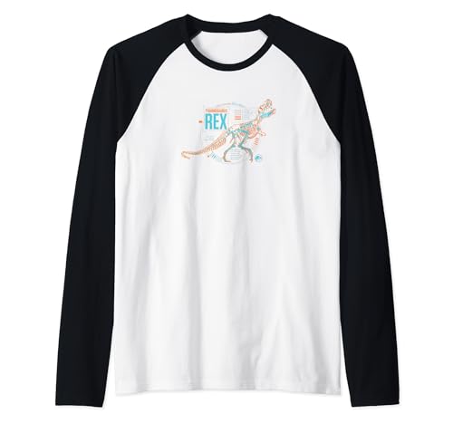 Jurassic World T-Rex t-shirt de baseball original à offrir aux passionnés de science