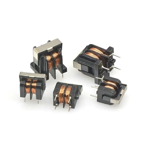 5Pcs UU9.8 UF10.5 Common Mode Choke Inductor 10mH 20mH 30mH 40mH 50mH for Filter Pitch 7 * 8mm 10X13mm(20MH,UU10.5 10X13MM)