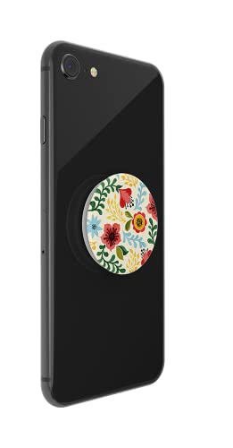 Image of PopSockets Adhesive Phone Grip, Holder, Phone Stand, Flower - Wallflower Paper