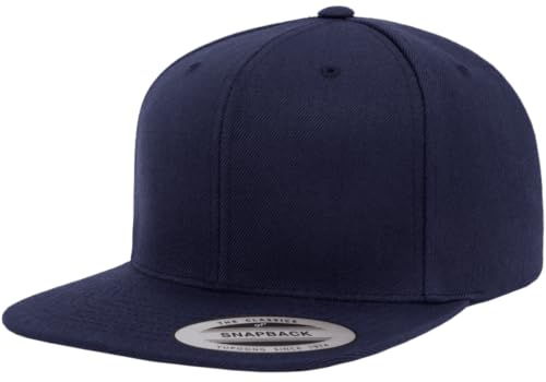 Flexfit Wool Blend Prostyle Snapback Cap Navy