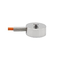 Vista 11 de ATO Micro - Célula de carga de compresión y tensión de 11.0 lbs, tipo botón, mini sensor de célula de carga de pesaje, sensor subminiatura de fuerza
