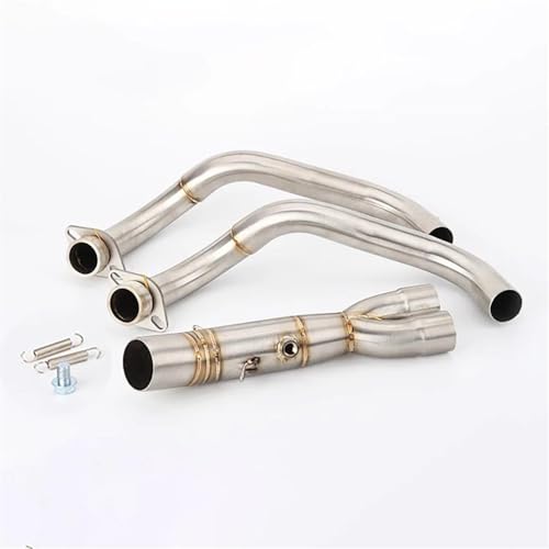 Tuyau liaison avant silencieux échappement moto modifié Yamaha MT07 FZ07 2014