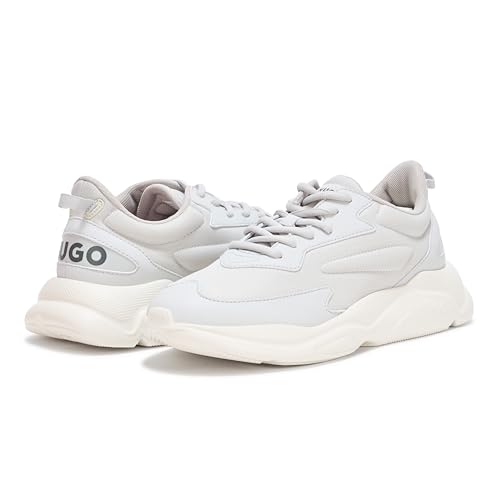 Image of Hugo Men's Running Style Sneakers with Thick Rubber Sole