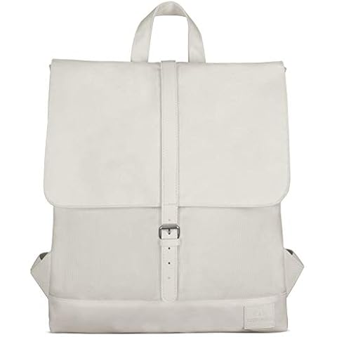 Johnny Urban Rucksack Damen - Mia - Schlanke Tasche mit Laptopfach - Aus Recyceltem PET - 7L - Wasserabweisend - Weiß Cover