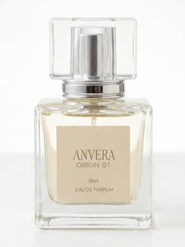 Image of ANVERA Origin 0.1 | Eau De Parfum 50ml | Long Lasting Unisex Perfume | Perfume for Man and Woman | Rain Accord, Soft Spice, Skin Musk | Floral Woody Musk