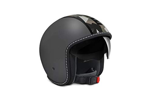 MOMO Design Casco Jet momoDESIGN Blade Titanium mate camuflaje talla XL