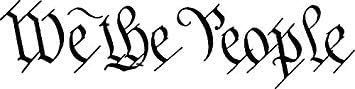Magnet We The People Magnetic Car Sticker Decal Bumper Magnet Vinyl 5"