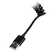 StarTech.com 1ft Coiled Lightning to USB Cable - Black - Apple 8 Pin Lightning Charger Cable for Your iPhone / iPad / iPod (USBCLT30CMB)