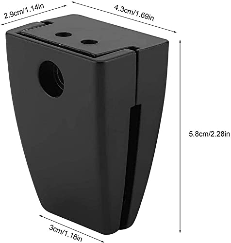 Clip de bureau clip d'alliage d'aluminium pince de fixation noire pour table
