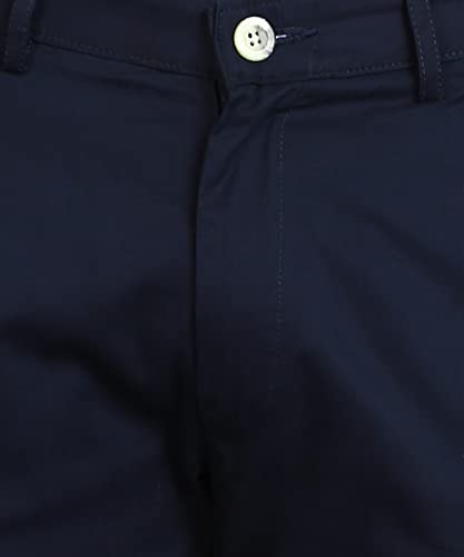 Image of Urbano Fashion Men's Cotton Light Weight Non-Stretch Slim Fit Casual Trousers